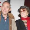 Nadine Trintignant et Alain Corneau en mars 2005, à Paris.