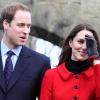 Le Prince William et Kate Middleton à St Andrews (Grande-Bretagne), le 25 février 2011.