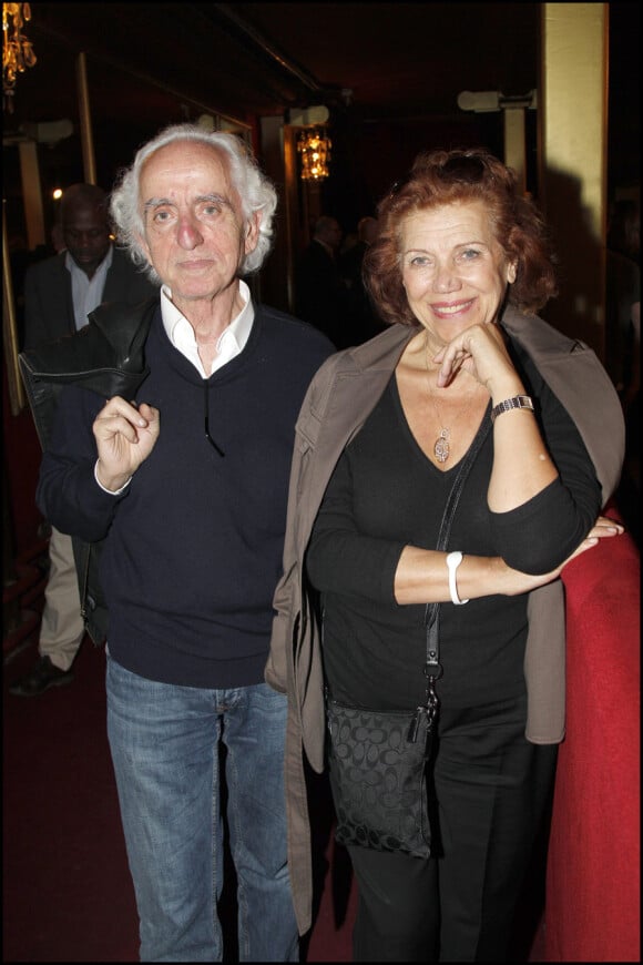 David Elmaleh et sa femme au casino de Paris pour une des deux dernières représentations de Jérôme Commandeur se fait discret - Saison 2, le 9 avril 2011