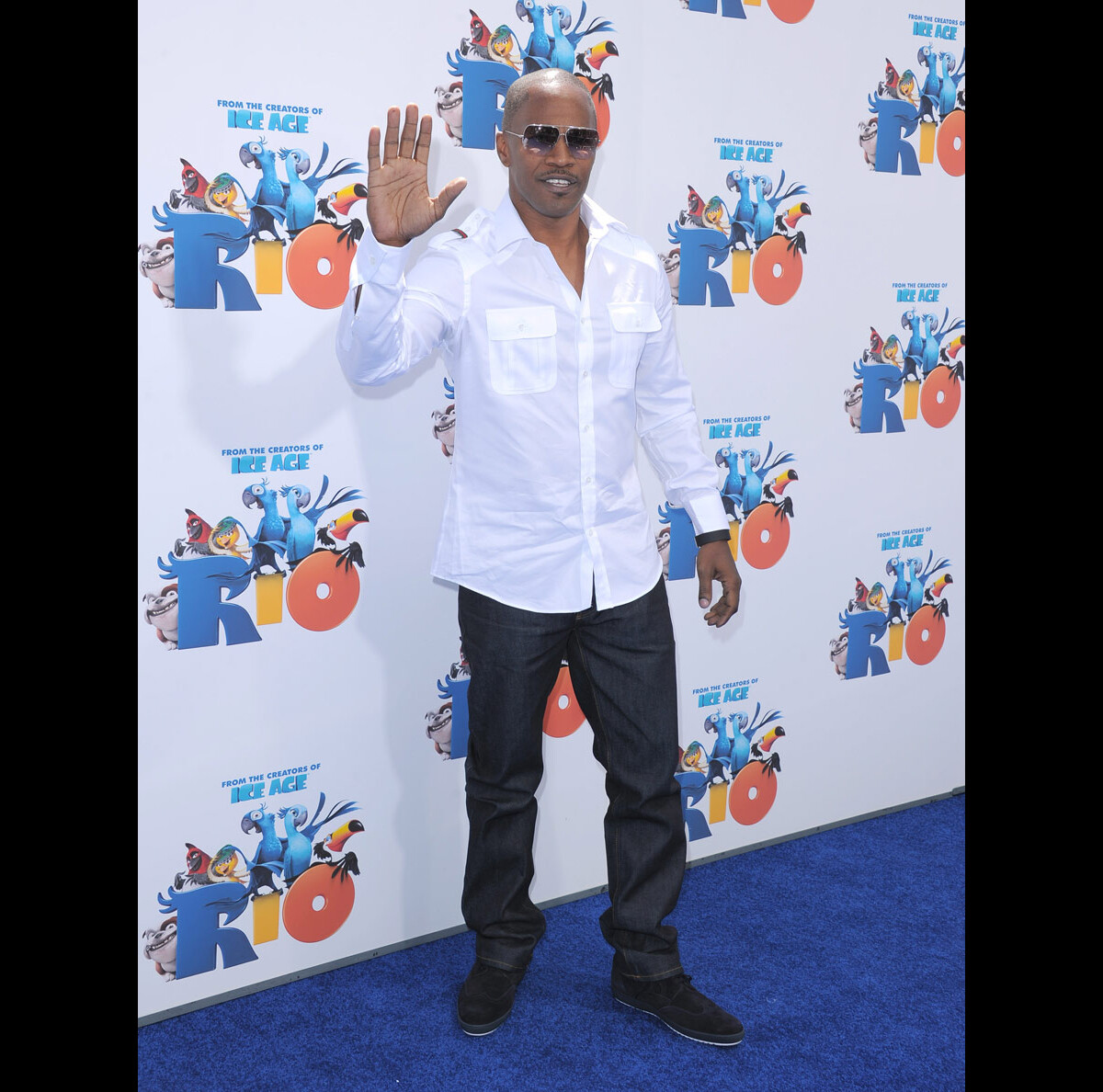 Photo : Jamie Foxx lors de la présentation à Los Angeles du dessin ...
