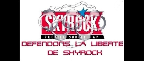 Affiche de soutien à Skyrock glanées sur la toile, avril 2011