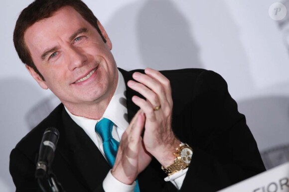 John Travolta, à New York, le 12 avril 2011.