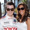 Kevin Jonas et Danielle au Toyota Pro/Celebrity Race,  à Long Beach, le 16 avril 2011.