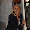 Cécile de Ménibus, reporter de choc dans le pôle photographes lors du match PSG-OM le 17 avril 2011