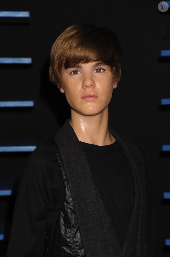 La statue de cire de Justin Bieber au musée Madame Tussauds à New York, le 20 avril 2011