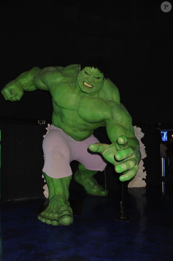 La statue de cire de Hulk au musée Madame Tussauds à New York, le 20 avril 2011