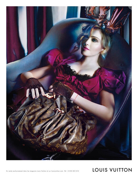 Madonna pose pour la campagne Automne/ Hiver 2009-2010 de Louis Vuitton