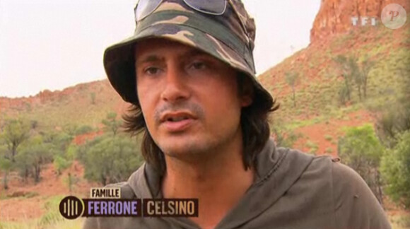 Celsino digère mal le comportement de Thierry lors de l'épreuve de l'exil (Familles d'explorateurs - épisode du vendredi 22 avril 2011).