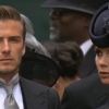 David et Victoria Beckham arrivant à l'abbaye de Westminster à Londres le 29 avril 2011