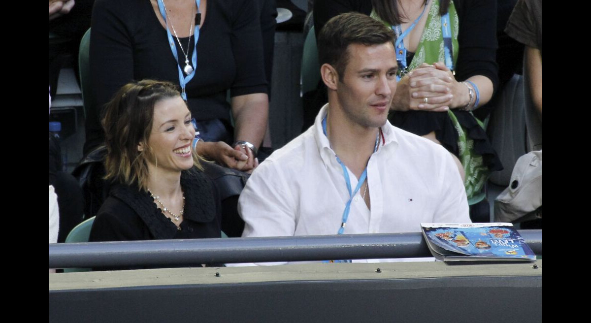 Photo : Dannii Minogue et son conjoint Kris Smith à l'Open d'Australie