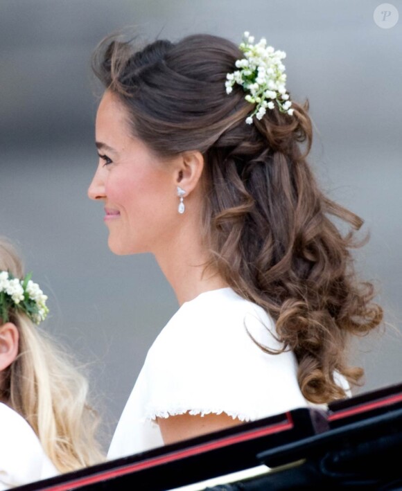Pippa Middleton au mariage de Kate Middleton et du prince William, à Londres, le 29 avril 2011.