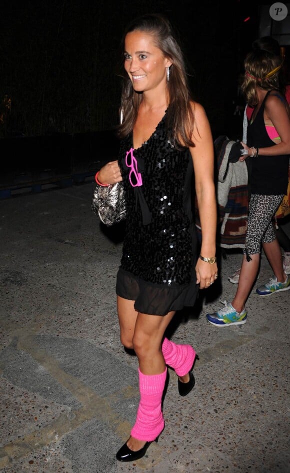 Pippa Middleton en septembre 2008, dans le cadre d'une soirée de charité disco !