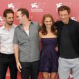 Benjamin Millepied, Darren Aronofsky, Vincent Cassel et Natalie Portman en septembre 2010. 