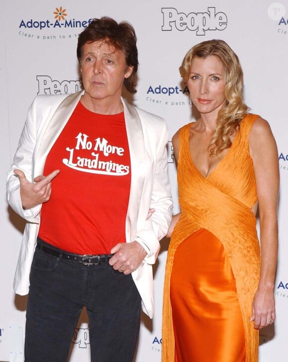 Paul McCartney et Heather Mills, à Los Angeles, le 15 novembre 2005.