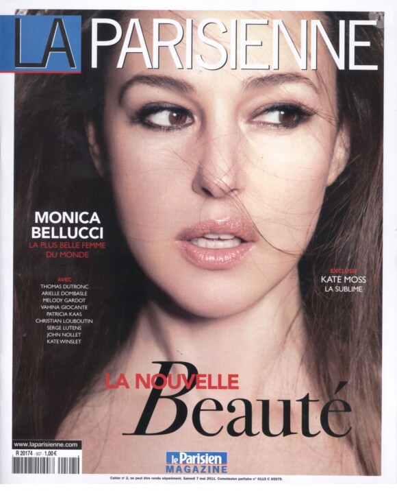 Monica Bellucci en couverture de La Parisienne, mai 2011