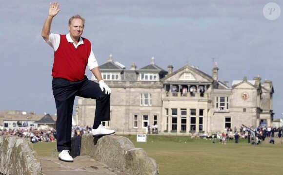 Le golfeur américain Jack Nicklaus, St Andrews en Ecosse, le 15 juillet 2005.
