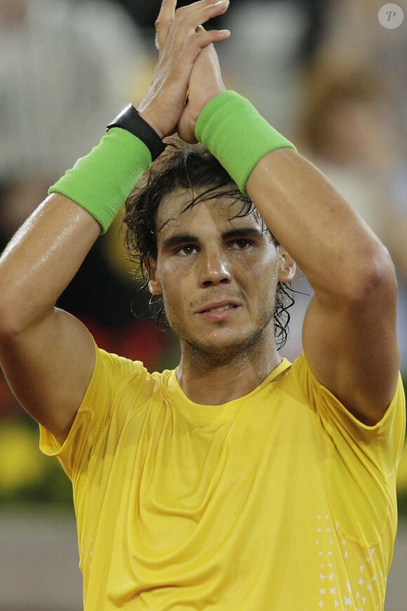 Le joueur de tennis Rafael Nadal, Masters 1000 de Madrid, le 7 mai 2011.