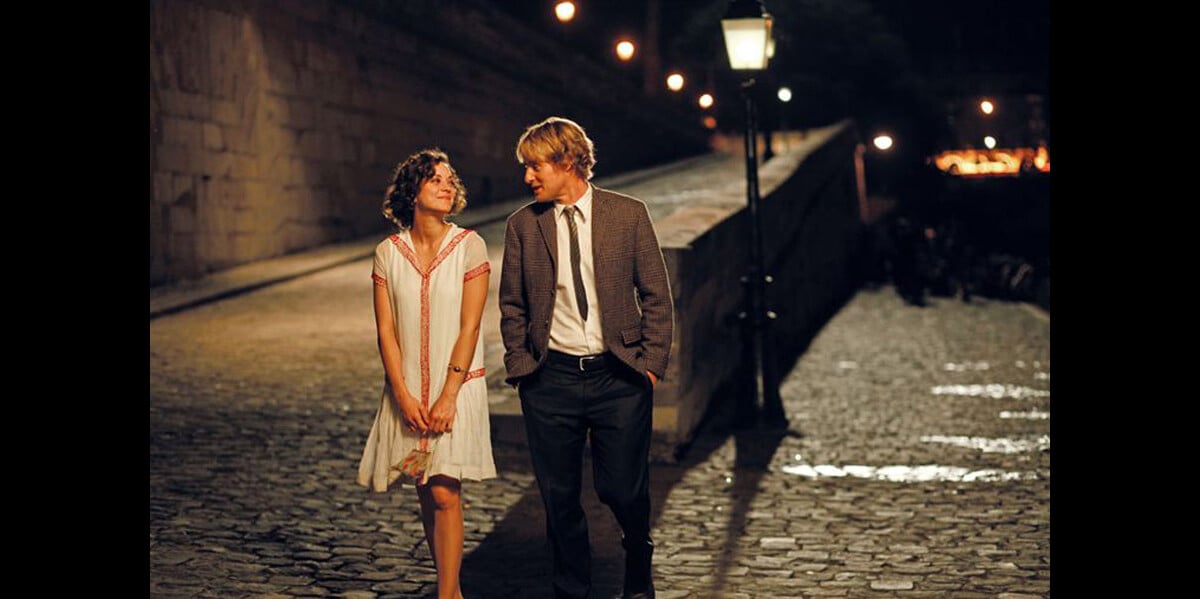 Photo : Marion Cotillard et Owen Wilson sur le tournage de Midnight in ...