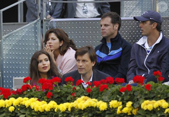 Mirka Federer aux Masters 1000 de Madrid, le 6 mai 2011