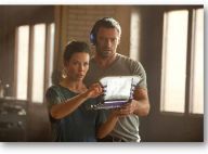 Real Steel : La belle Evangeline Lilly face au boxeur du futur Hugh Jackman !