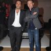Gilles Lellouche et Jean-Paul Rouve lors de la soirée des Audi Talents Awards au Audi Lounge à Cannes le 12 mai 2011