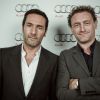 Gilles Lellouche et Jean-Paul Rouve lors de la soirée des Audi Talents Awards à Cannes le 12 mai 2011