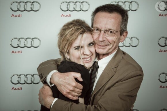 Cécile Cassel et Patrice Leconte lors de la soirée des Audi Talents Awards à Cannes le 12 mai 2011