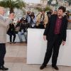 Michel Piccoli et Nanni Moretti lors du photocall de Habemus Papam le 13 mai 2011 au festival de Cannes