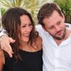 Karole Rocher et Nicolas Duvauchelle à l'occasion du photocall de Polisse, présenté aujourd'hui au 64e Festival de Cannes, le 13 mai 2011.