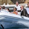 Boris Becker et son épous Lilly Kerssenberg quittent l'hôtel Eden Roc à Cannes durant le 64e Festival de Cannes le 15 mai 2011