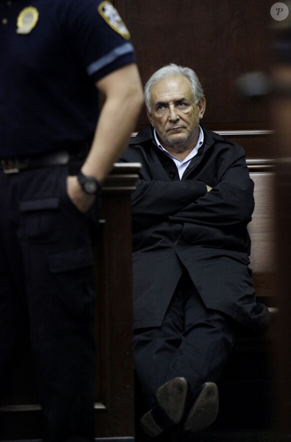 Après la décision de la juge, Dominique Strauss-Kahn reste en détention, à New York le 16 mai 2011