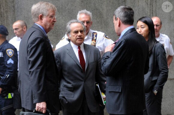 Les avocats de DSK à la sortie du tribunal Benjamin Brafman et William Taylor