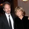Christopher Thompson et sa mère Danièle Thompson lors du dîner au Carlton après l'hommage au festival de Cannes de Jean-Paul Belmondo le 17 mai 2011