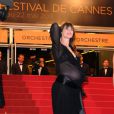 Charlotte Gainsbourg lors de la projection du film Melancholia, de Lars Von Trier, le 18 mai 2011, au 64e festival de Cannes.