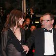 Charlotte Gainsbourg et le réalisateur lors de la présentation du long métrage Melancholia de Lars Von Trier, dans le cadre du 64e festival de Cannes. 18 mai 2011