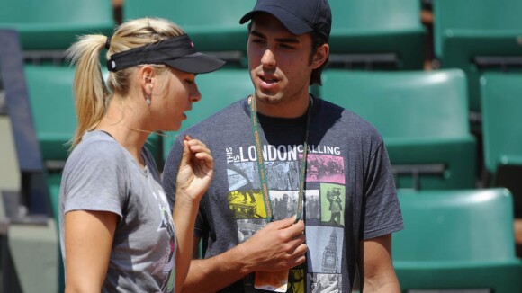Maria Sharapova et son fiancé Sasha, Roger et sa Mirka: échauffement en tandem !