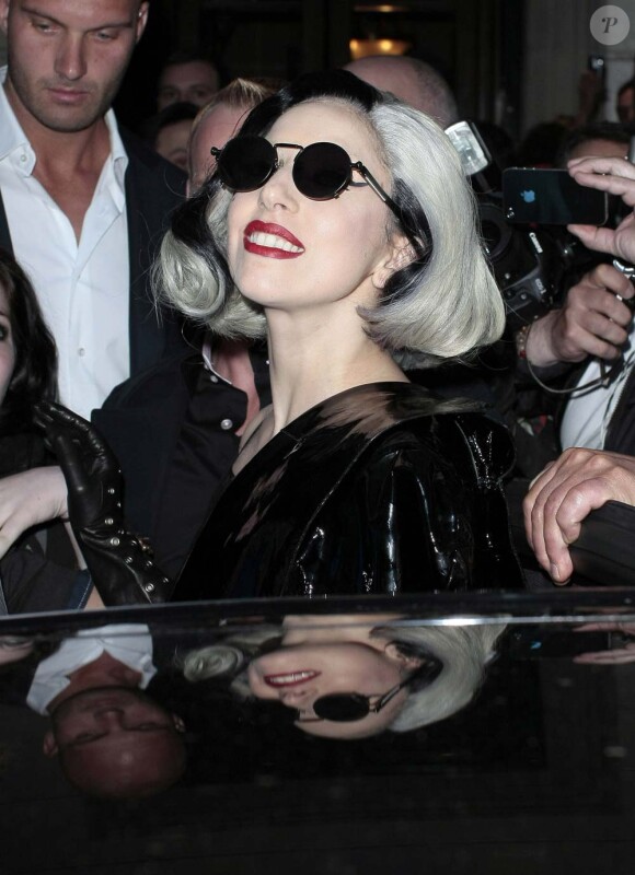 Lady Gaga à Londres, le 14 mai 2011.