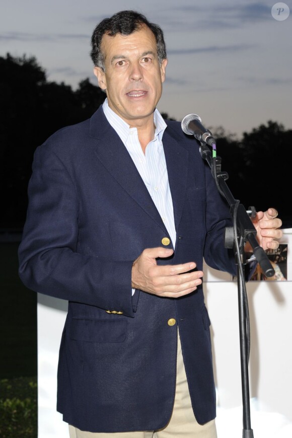 Henri Giscard d'Estaing lors de la soirée de lancement du nouveau magazine Happy Life du Club Med au Polo de Paris le 19 mai 2011