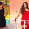 Chiara Mastroianni et Maïwenn lors de la cérémonie de clôture du 64ème Festival de Cannes le 22 mai 2011