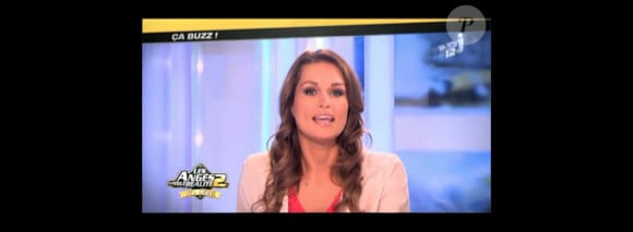La belle Jeny Priez sur le plateau des Anges de la télé-réalité 2 : Miami Dreams le 26 mai 2011