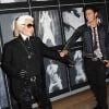 Baptiste Giabiconi est la muse de Karl Lagerfeld... On comprend pourquoi ! Paris, 14 septembre 2010