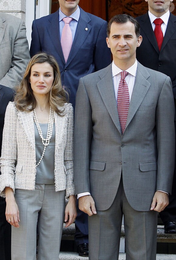 Letizia d'Espagne est toujours ravissante. Madrid le 26 mai 2011