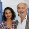 Saïda Jawad et Gérard Jugnot au cours du voyage du Jasmin, en Tunisie le 8 mai 2011.