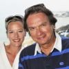 François-Éric Gendron et son épouse Sandrine Petit au cours du voyage du Jasmin, en Tunisie le 8 mai 2011.