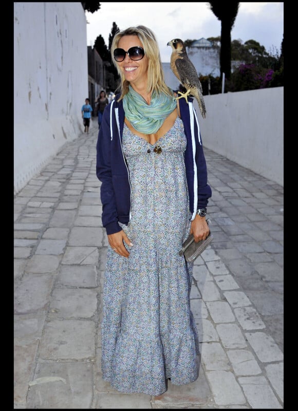 Sidonie Bellanger au cours du voyage du Jasmin, en Tunisie le 8 mai 2011.