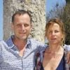 Charles Berling et Virginie Couperie au cours du voyage du Jasmin, en Tunisie le 8 mai 2011.
