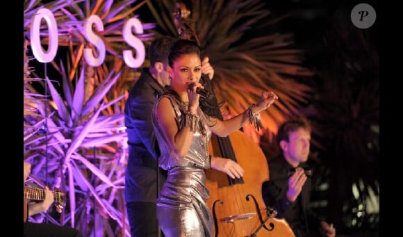 Nicole Scherzinger lors de la soirée Hugo Boss à la villa Key Largo à Monaco le 27 mai 2011