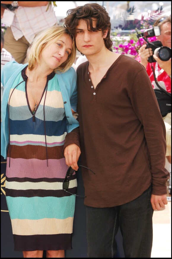 Louis Garrel et Valeria Bruni-Tedeschi au festival de Cannes pour présenter leur film Actrice, le 19 mai 2007.