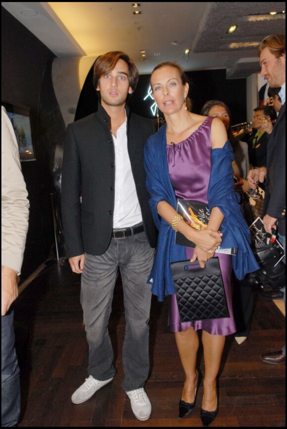 Dimitri Rassam et Carole Bouquet en septembre 2007.