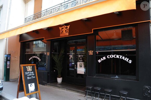 Le Lézarg King, bar de Christophe Maillet à Paris, dédié à Jim Morrison. Le 9 juin 2011.